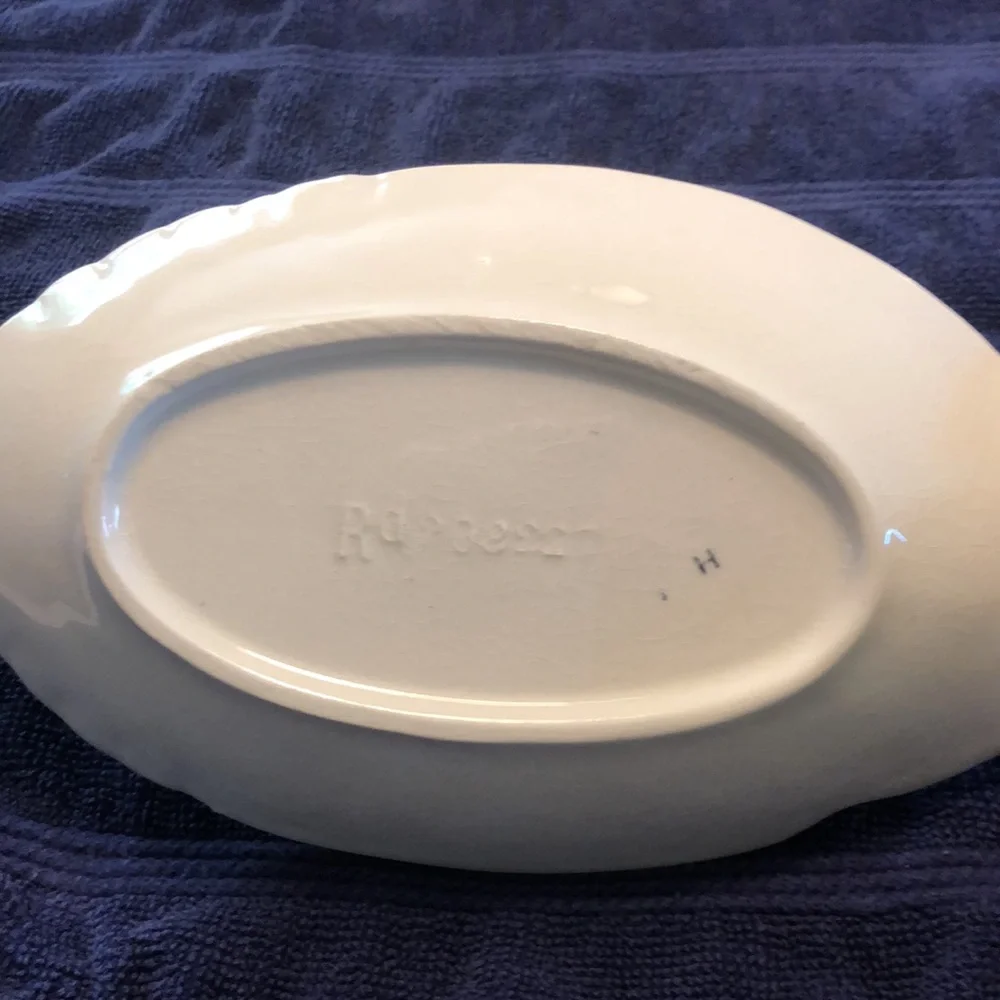 John Edwards England Alva Flowered plate - Antique John Edwards Plate Porcelain